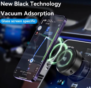 Supporto Magnetico Doppio Lato per Cellulare da Auto